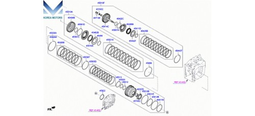 MOBIS TRANSAXLE CLUTCH AUTOMATIC HYNDAI PALISADE 2018-23